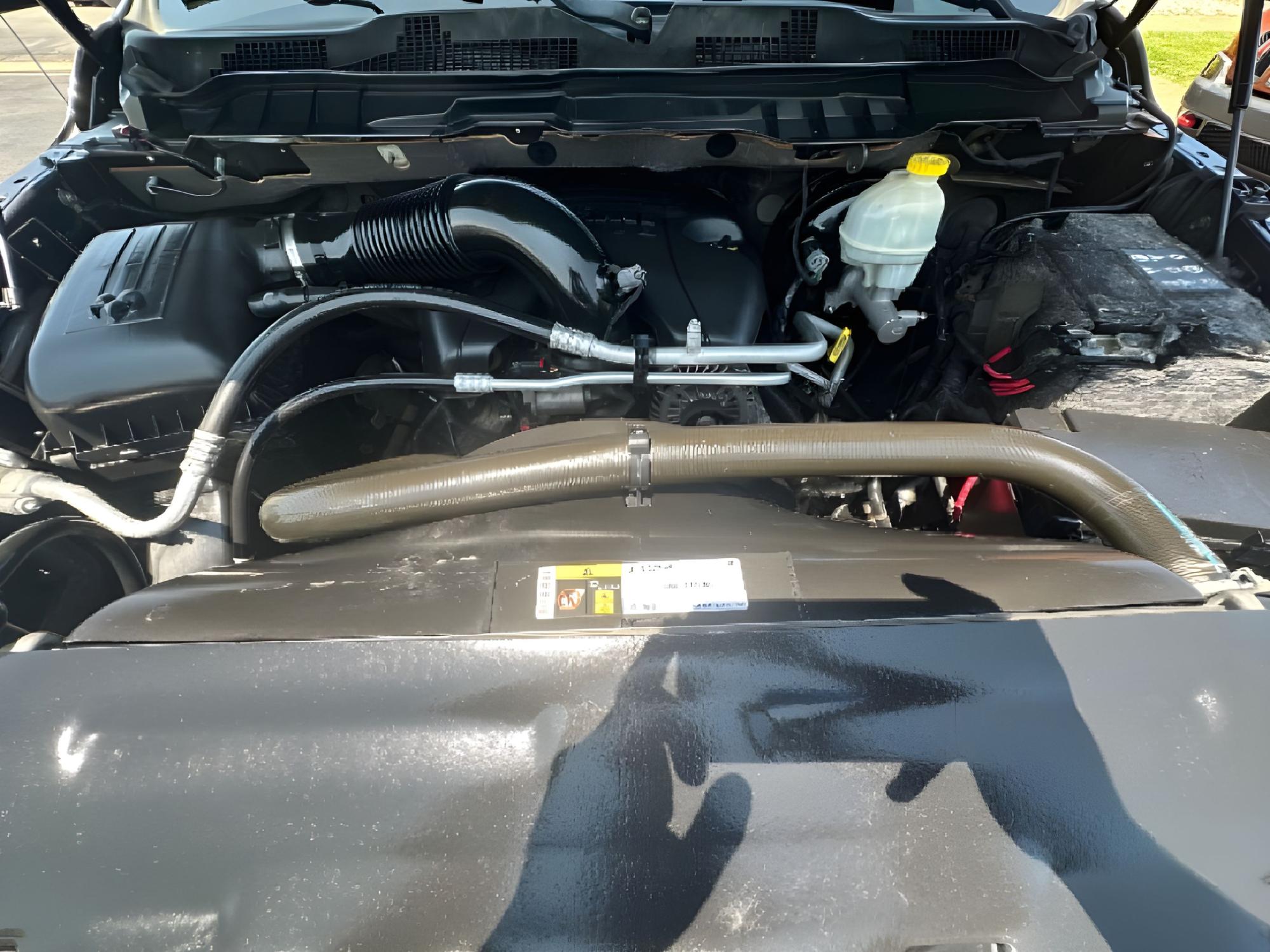 2015 Gray RAM 1500 SLT Quad Cab 4WD (1C6RR7GT7FS) with an 5.7L V8 OHV 16V engine, 8-Speed Automatic transmission, located at 880 E. National Road, Vandalia, OH, 45377, (937) 908-9800, 39.891918, -84.183594 - Photo #21