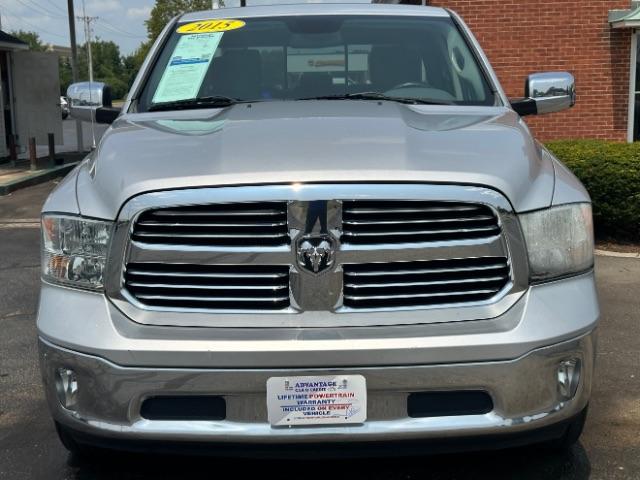 2015 Silver RAM 1500 SLT Quad Cab 4WD (1C6RR7GT6FS) with an 5.7L V8 OHV 16V engine, 8-Speed Automatic transmission, located at 4508 South Dixie Dr, Moraine, OH, 45439, (937) 908-9800, 39.689976, -84.218452 - Photo #2