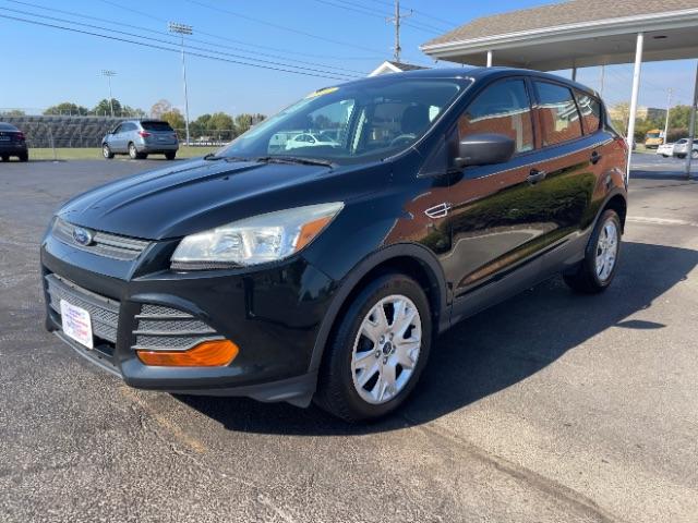 2014 Tuxedo Black Ford Escape S FWD (1FMCU0F70EU) with an 2.5L L4 DOHC 16V engine, 6-Speed Automatic transmission, located at 1230 East Main St, Xenia, OH, 45385, (937) 908-9800, 39.688026, -83.910172 - Photo #2