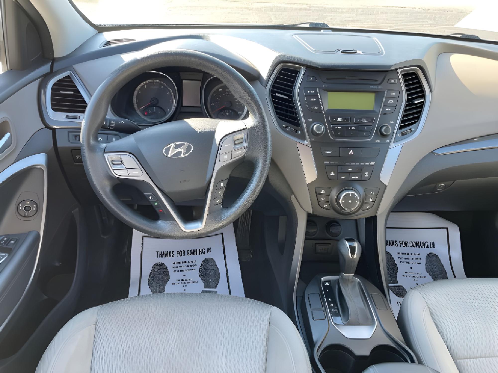 2014 Moonstone Silver Hyundai Santa Fe Sport 2.4 AWD (5XYZTDLB2EG) with an 2.4L L4 DOHC 16V engine, 6-Speed Automatic transmission, located at 1951 S Dayton Lakeview Rd., New Carlisle, OH, 45344, (937) 908-9800, 39.890999, -84.050255 - Photo #13