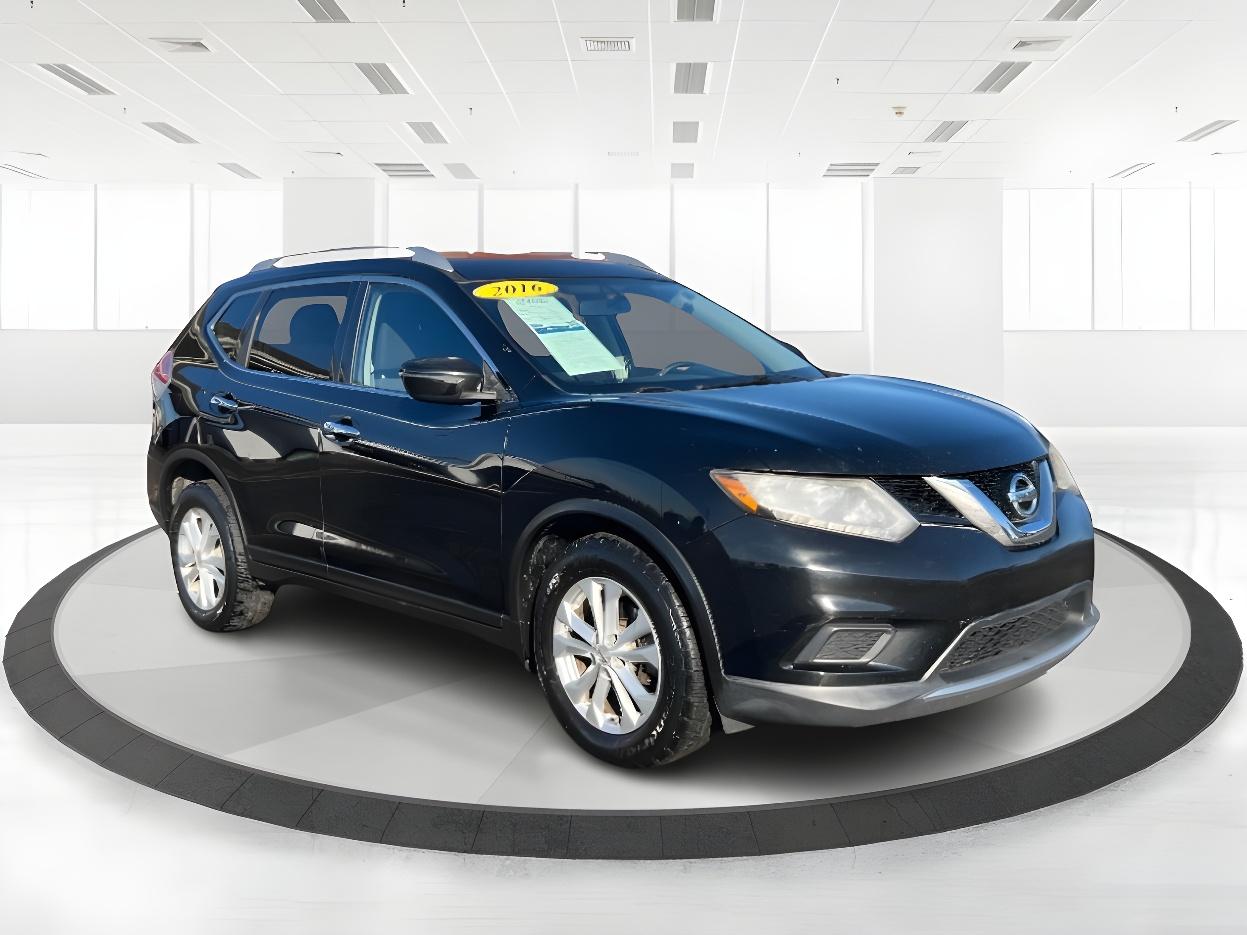 2016 Magnetic Black Nissan Rogue SV 2WD (KNMAT2MT6GP) with an 2.5L L4 DOHC 16V engine, Continuously Variable Transmission transmission, located at 1951 S Dayton Lakeview Rd., New Carlisle, OH, 45344, (937) 908-9800, 39.890999, -84.050255 - Photo #1