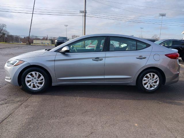 2017 Galactic Gray Hyundai Elantra SE 6AT (5NPD74LF2HH) with an 1.8L L4 DOHC 16V engine, 6-Speed Automatic transmission, located at 880 E. National Road, Vandalia, OH, 45377, (937) 908-9800, 39.891918, -84.183594 - Photo #6