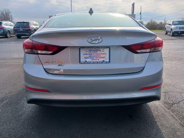 2017 Galactic Gray Hyundai Elantra SE 6AT (5NPD74LF2HH) with an 1.8L L4 DOHC 16V engine, 6-Speed Automatic transmission, located at 880 E. National Road, Vandalia, OH, 45377, (937) 908-9800, 39.891918, -84.183594 - Photo #10