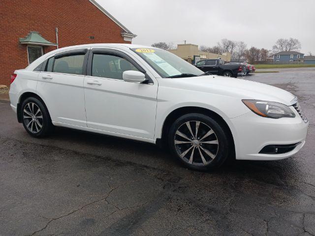 2013 Bright White Chrysler 200 Touring (1C3CCBBB5DN) with an 2.4L L4 DOHC 16V engine, 6-Speed Automatic transmission, located at 1099 N County Rd 25A, Troy, OH, 45373, (937) 908-9800, 40.057079, -84.212883 - Photo #0