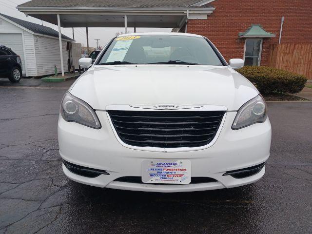 2013 Bright White Chrysler 200 Touring (1C3CCBBB5DN) with an 2.4L L4 DOHC 16V engine, 6-Speed Automatic transmission, located at 1099 N County Rd 25A , Troy, OH, 45373, (937) 908-9800, 40.057079, -84.212883 - Photo #2