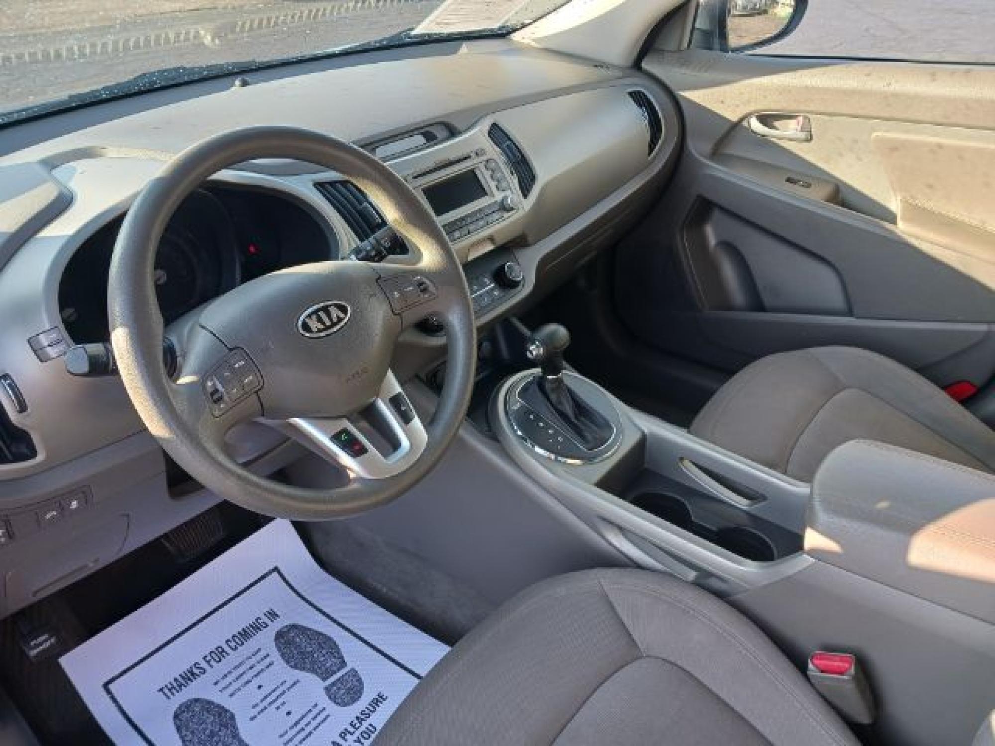 2012 Bright Silver Kia Sportage LX FWD (KNDPB3A25C7) with an 2.4L V6 DOHC 24V engine, 6-Speed Automatic transmission, located at 401 Woodman Dr, Riverside, OH, 45431, (937) 908-9800, 39.760899, -84.123421 - Photo #27