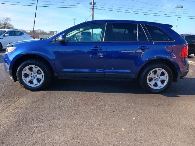 2013 Deep Impact Blue Metallic Ford Edge SEL AWD (2FMDK4JC4DB) with an 3.5L V6 DOHC 24V engine, 6-Speed Automatic transmission, located at 1230 East Main St, Xenia, OH, 45385, (937) 908-9800, 39.688026, -83.910172 - Photo #6