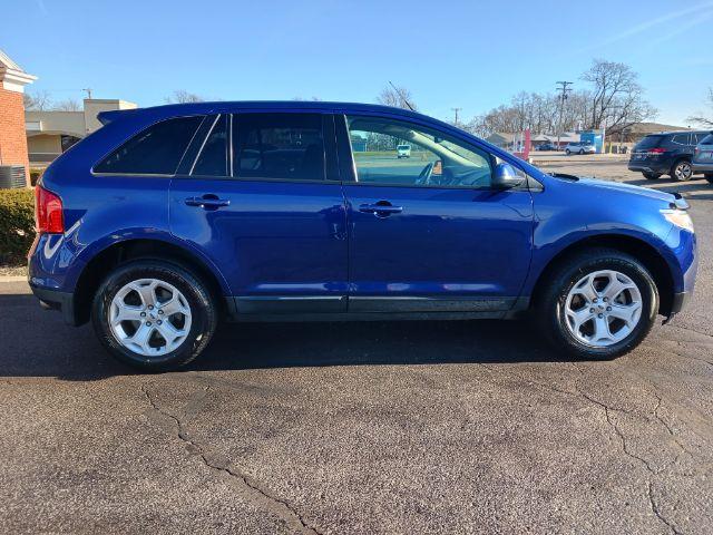 2013 Deep Impact Blue Metallic Ford Edge SEL AWD (2FMDK4JC4DB) with an 3.5L V6 DOHC 24V engine, 6-Speed Automatic transmission, located at 1230 East Main St, Xenia, OH, 45385, (937) 908-9800, 39.688026, -83.910172 - Photo #8
