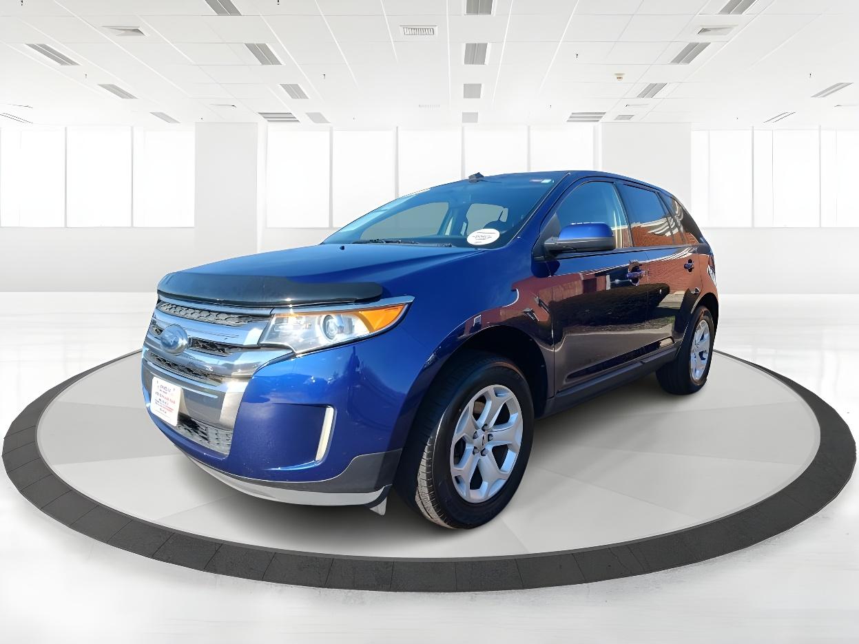 2013 Deep Impact Blue Metallic Ford Edge SEL AWD (2FMDK4JC4DB) with an 3.5L V6 DOHC 24V engine, 6-Speed Automatic transmission, located at 1230 East Main St, Xenia, OH, 45385, (937) 908-9800, 39.688026, -83.910172 - Photo #9