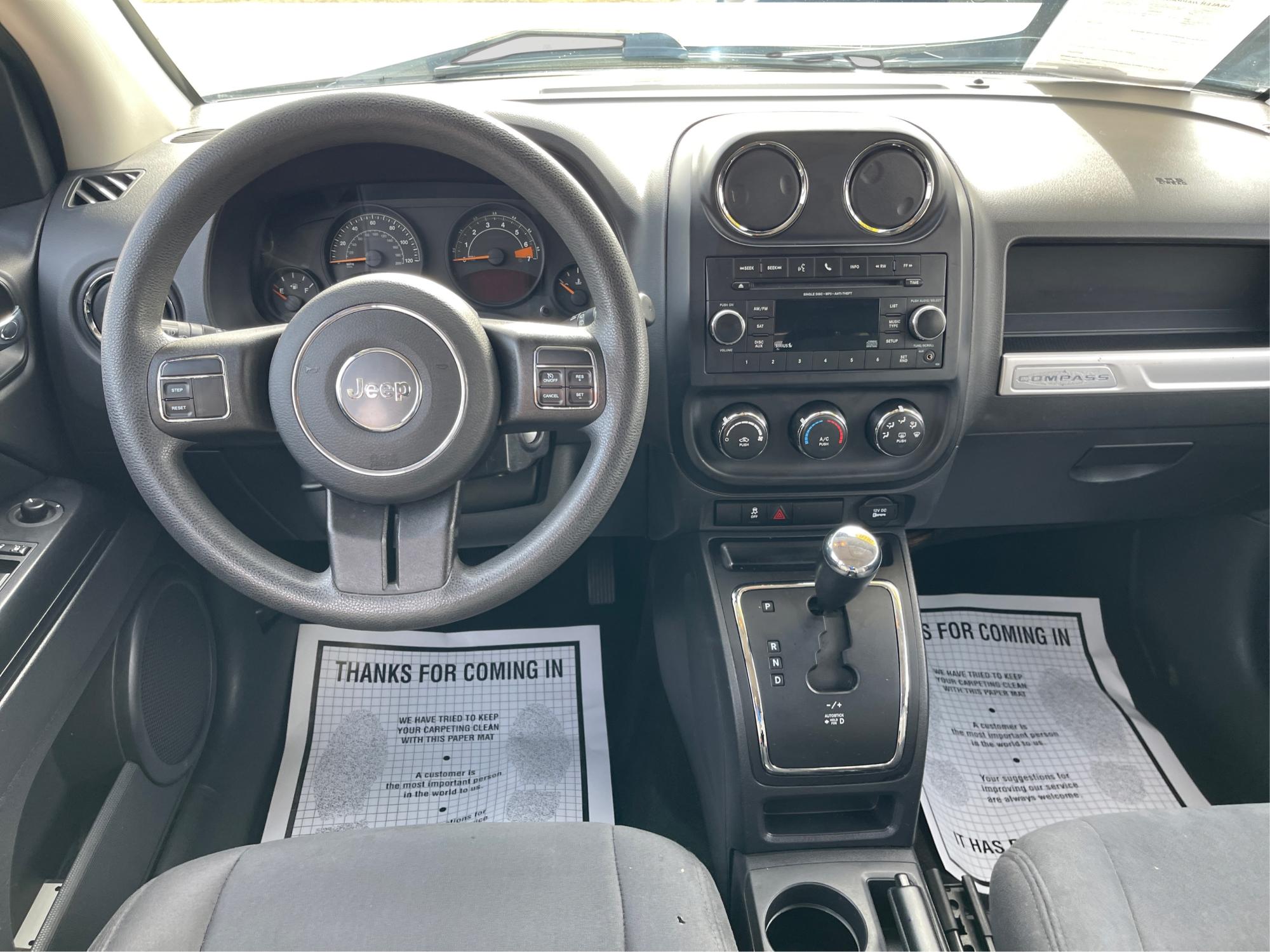 2016 Blue Jeep Compass Sport 4WD (1C4NJDBB5GD) with an 2.4L L4 DOHC 16V engine, located at 8750 N County Rd 25A, Piqua, OH, 45356, (937) 908-9800, 40.164391, -84.232513 - Photo#18