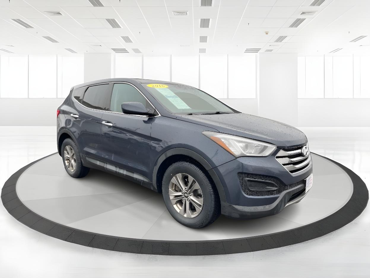 2016 Marlin Blue Hyundai Santa Fe Sport 2.4 AWD (5XYZTDLB9GG) with an 2.4L L4 DOHC 16V engine, 6-Speed Automatic transmission, located at 4508 South Dixie Dr, Moraine, OH, 45439, (937) 908-9800, 39.689976, -84.218452 - Photo #1