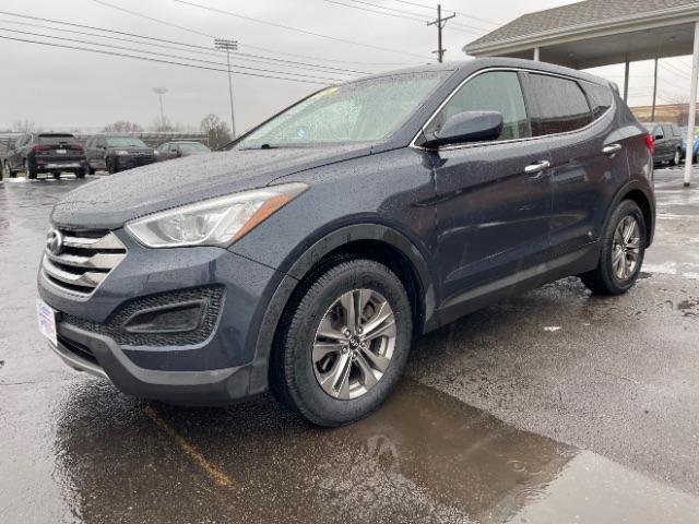 2016 Marlin Blue Hyundai Santa Fe Sport 2.4 AWD (5XYZTDLB9GG) with an 2.4L L4 DOHC 16V engine, 6-Speed Automatic transmission, located at 4508 South Dixie Dr, Moraine, OH, 45439, (937) 908-9800, 39.689976, -84.218452 - Photo #2