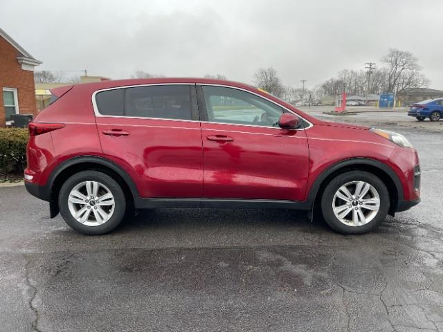 2017 Black Cherry Kia Sportage LX FWD (KNDPM3AC7H7) with an 2.4L V6 DOHC 24V engine, 6-Speed Automatic transmission, located at 1230 East Main St, Xenia, OH, 45385, (937) 908-9800, 39.688026, -83.910172 - Photo #6