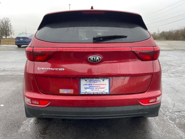 2017 Black Cherry Kia Sportage LX FWD (KNDPM3AC7H7) with an 2.4L V6 DOHC 24V engine, 6-Speed Automatic transmission, located at 1230 East Main St, Xenia, OH, 45385, (937) 908-9800, 39.688026, -83.910172 - Photo #8