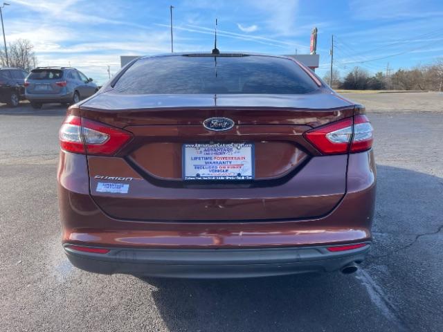 2015 Bronze Fire Met Tinted CC Ford Fusion S (3FA6P0G76FR) with an 2.5L L4 DOHC 16V engine, 6-Speed Automatic transmission, located at 880 E. National Road, Vandalia, OH, 45377, (937) 908-9800, 39.891918, -84.183594 - Photo #6