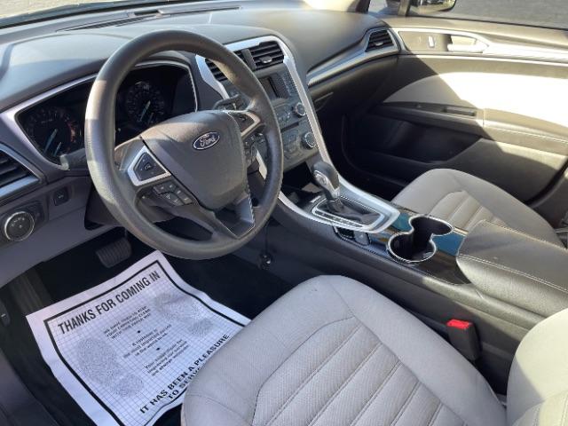 2015 Bronze Fire Met Tinted CC Ford Fusion S (3FA6P0G76FR) with an 2.5L L4 DOHC 16V engine, 6-Speed Automatic transmission, located at 880 E. National Road, Vandalia, OH, 45377, (937) 908-9800, 39.891918, -84.183594 - Photo #12