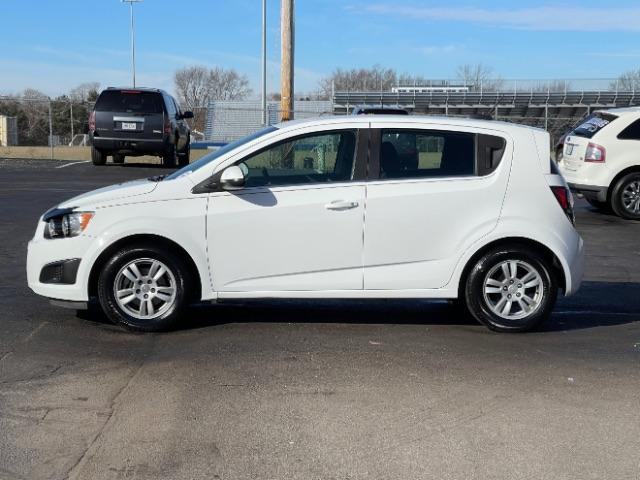 2015 Summit White Chevrolet Sonic LT Auto 5-Door (1G1JC6SHXF4) with an 1.8L L4 DOHC 24V engine, 6-Speed Automatic transmission, located at 880 E. National Road, Vandalia, OH, 45377, (937) 908-9800, 39.891918, -84.183594 - Photo #8