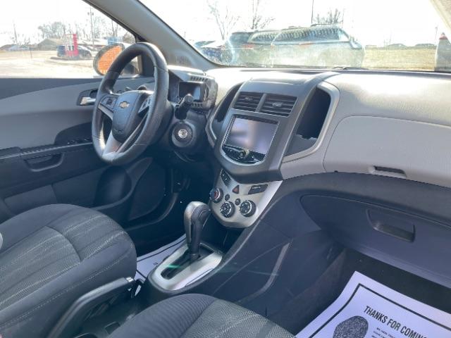 2015 Summit White Chevrolet Sonic LT Auto 5-Door (1G1JC6SHXF4) with an 1.8L L4 DOHC 24V engine, 6-Speed Automatic transmission, located at 880 E. National Road, Vandalia, OH, 45377, (937) 908-9800, 39.891918, -84.183594 - Photo #16
