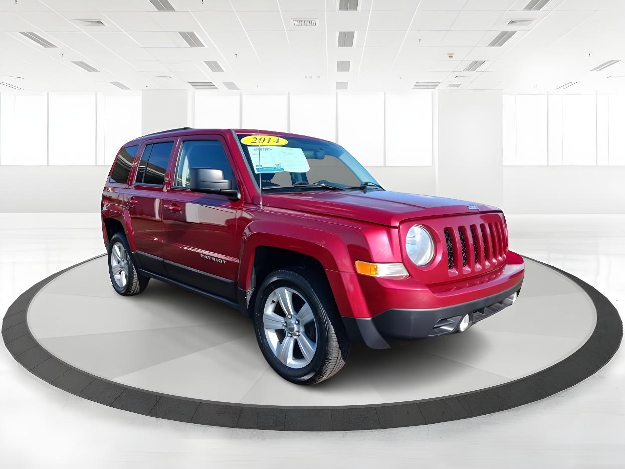 2014 Dp Cherry Red Crystal PC Jeep Patriot Latitude 4WD (1C4NJRFB0ED) with an 2.4L L4 DOHC 16V engine, located at 1230 East Main St, Xenia, OH, 45385, (937) 908-9800, 39.688026, -83.910172 - Photo #1