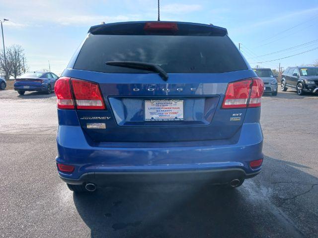 2015 Blue Streak Pearlcoat Dodge Journey SXT (3C4PDCBG2FT) with an 3.6L V6 DOHC 24V engine, 6-Speed Automatic transmission, located at 1099 N County Rd 25A , Troy, OH, 45373, (937) 908-9800, 40.057079, -84.212883 - Photo #10