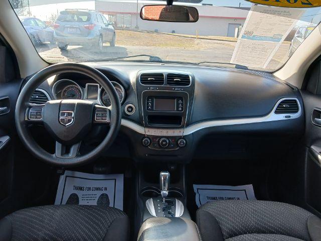 2015 Blue Streak Pearlcoat Dodge Journey SXT (3C4PDCBG2FT) with an 3.6L V6 DOHC 24V engine, 6-Speed Automatic transmission, located at 1099 N County Rd 25A , Troy, OH, 45373, (937) 908-9800, 40.057079, -84.212883 - Photo #14