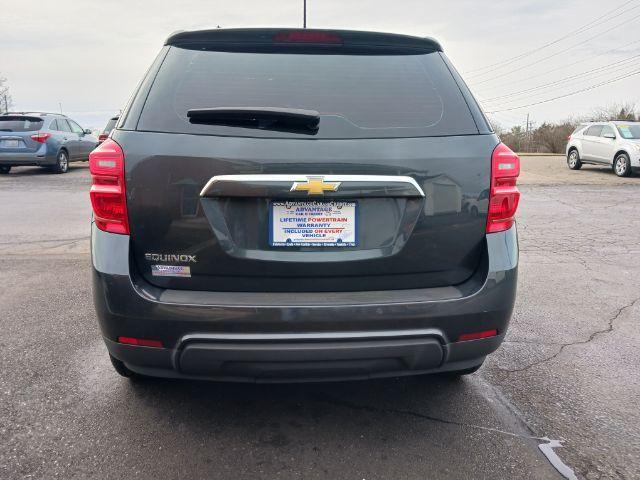 2017 Nightfall Gray Metallic Chevrolet Equinox LS 2WD (2GNALBEK9H1) with an 2.4L L4 DOHC 16V FFV engine, 6-Speed Automatic transmission, located at 1230 East Main St, Xenia, OH, 45385, (937) 908-9800, 39.688026, -83.910172 - Photo #10