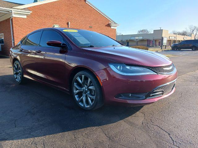 2015 Velvet Red Pearlcoat Chrysler 200 S (1C3CCCBG8FN) with an 3.6L V6 DOHC 24V FFV engine, 9-Speed Automatic transmission, located at 1951 S Dayton Lakeview Rd., New Carlisle, OH, 45344, (937) 908-9800, 39.890999, -84.050255 - Photo #0