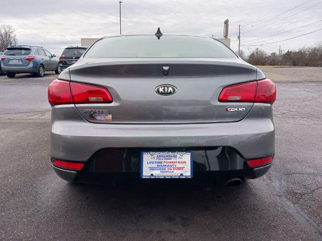 2014 Graphite Steel Kia Forte Koup EX (KNAFX6A86E5) with an 2.0L L4 DOHC 16V engine, 6-Speed Automatic transmission, located at 401 Woodman Dr, Riverside, OH, 45431, (937) 908-9800, 39.760899, -84.123421 - Photo #10