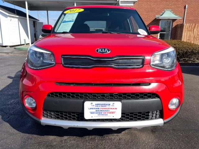 2017 Inferno Red Kia Soul + (KNDJP3A55H7) with an 2.0L L4 DOHC 16V engine, 6-Speed Automatic transmission, located at 401 Woodman Dr, Riverside, OH, 45431, (937) 908-9800, 39.760899, -84.123421 - Photo #8