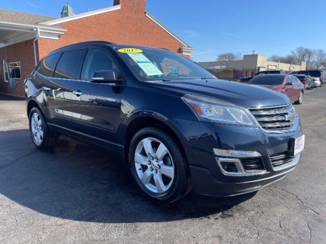 2017 Blue Velvet Metallic Chevrolet Traverse 1LT FWD (1GNKRGKD9HJ) with an 3.6L V6 DOHC 24V engine, 6-Speed Automatic transmission, located at 1230 East Main St, Xenia, OH, 45385, (937) 908-9800, 39.688026, -83.910172 - Photo #0