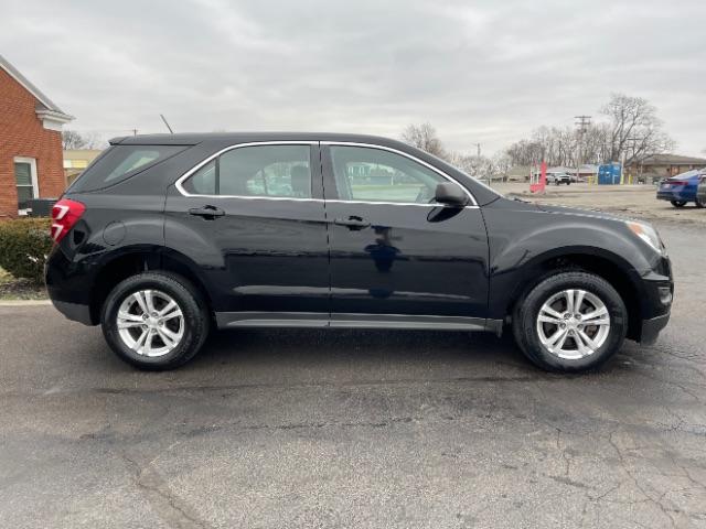 2017 Black Chevrolet Equinox LS 2WD (2GNALBEK2H1) with an 2.4L L4 DOHC 16V FFV engine, 6-Speed Automatic transmission, located at 1184 Kauffman Ave, Fairborn, OH, 45324, (937) 908-9800, 39.807072, -84.030914 - Photo #6