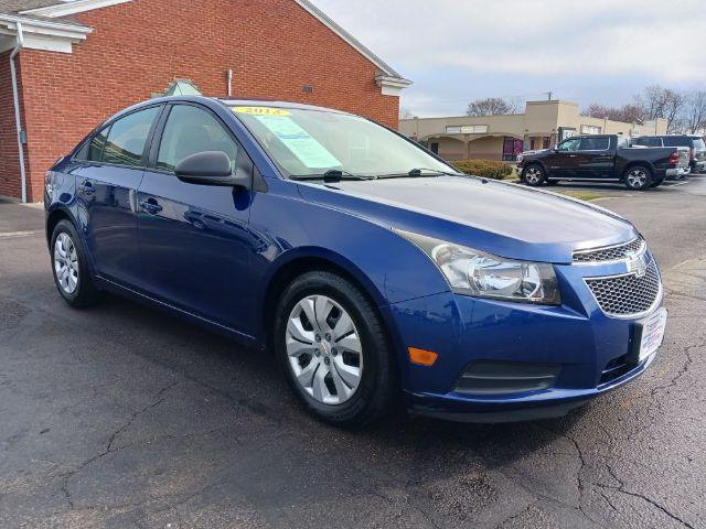 2013 Atlantis Blue Metallic Chevrolet Cruze LS Auto (1G1PA5SG9D7) with an 1.8L L4 DOHC 16V engine, 6-Speed Automatic transmission, located at 1230 East Main St, Xenia, OH, 45385, (937) 908-9800, 39.688026, -83.910172 - Photo #0