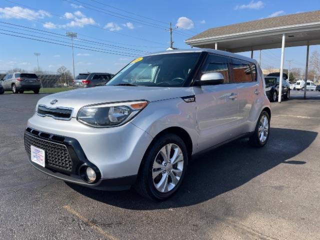 2016 Bright Silver Kia Soul + (KNDJP3A55G7) with an 2.0L L4 DOHC 16V engine, 6-Speed Automatic transmission, located at 1099 N County Rd 25A , Troy, OH, 45373, (937) 908-9800, 40.057079, -84.212883 - Photo #2