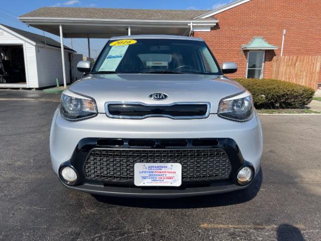 2016 Bright Silver Kia Soul + (KNDJP3A55G7) with an 2.0L L4 DOHC 16V engine, 6-Speed Automatic transmission, located at 1099 N County Rd 25A, Troy, OH, 45373, (937) 908-9800, 40.057079, -84.212883 - Photo #4