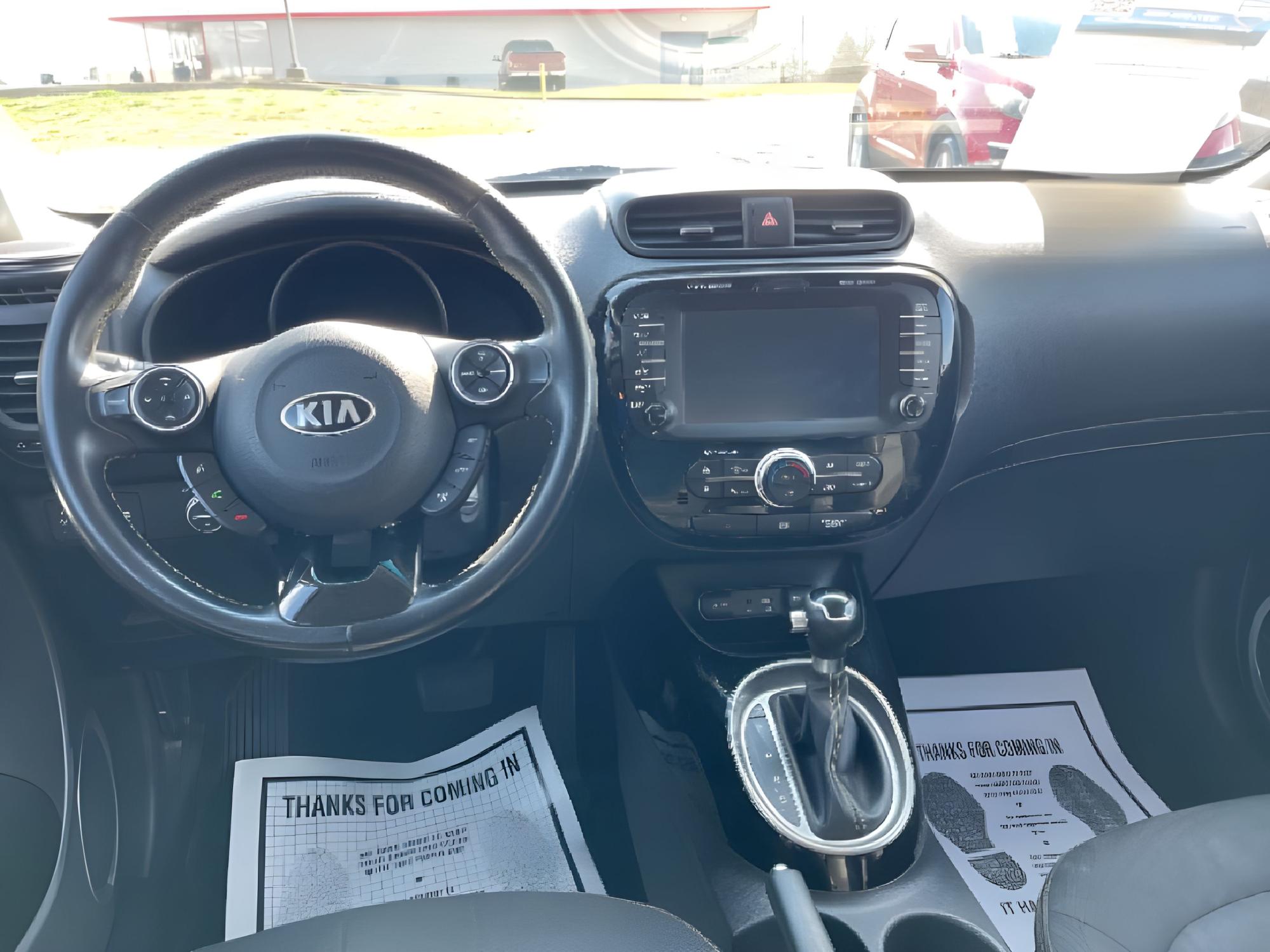 2016 Bright Silver Kia Soul + (KNDJP3A55G7) with an 2.0L L4 DOHC 16V engine, 6-Speed Automatic transmission, located at 1099 N County Rd 25A, Troy, OH, 45373, (937) 908-9800, 40.057079, -84.212883 - Photo #12