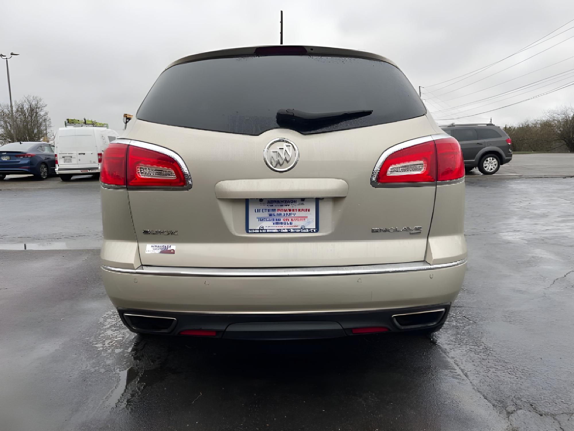 2014 Champagne Silver Metallic Buick Enclave Premium AWD (5GAKVCKD5EJ) with an 3.6L V6 DOHC 24V engine, 6-Speed Automatic Overdrive transmission, located at 4508 South Dixie Dr, Moraine, OH, 45439, (937) 908-9800, 39.689976, -84.218452 - Photo #11