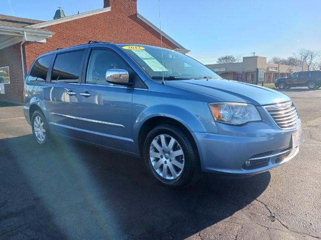 2012 True Blue Pearl Chrysler Town and Country Touring-L (2C4RC1CG5CR) with an 3.6L V6 DOHC 24V engine, 6-Speed Automatic transmission, located at 1099 N County Rd 25A, Troy, OH, 45373, (937) 908-9800, 40.057079, -84.212883 - Photo #0