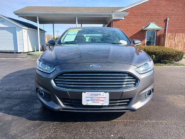 2016 Shadow Black Ford Fusion SE AWD (3FA6P0T99GR) with an 2.0L L4 DOHC 16V engine, 6-Speed Automatic transmission, located at 1099 N County Rd 25A , Troy, OH, 45373, (937) 908-9800, 40.057079, -84.212883 - Photo #2
