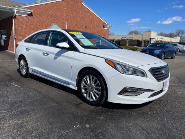2015 Quartz White Pearl Hyundai Sonata Sport (5NPE34AF1FH) with an 2.4L L4 DOHC 16V engine, 6-Speed Automatic transmission, located at 1184 Kauffman Ave, Fairborn, OH, 45324, (937) 908-9800, 39.807072, -84.030914 - Photo #0