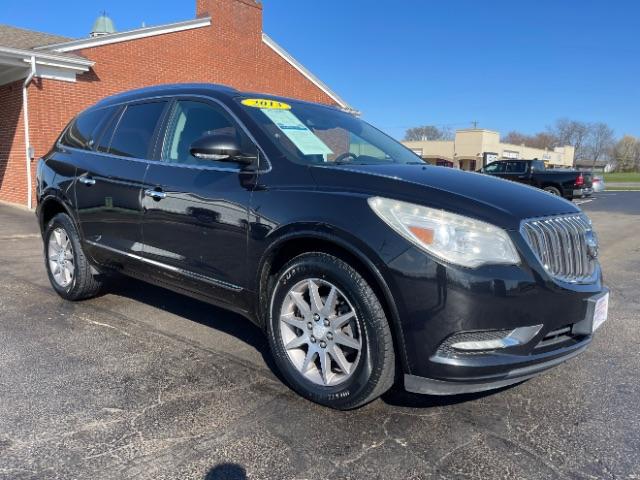 2013 Carbon Black Metallic Buick Enclave Leather FWD (5GAKRCKD0DJ) with an 3.6L V6 DOHC 24V engine, 6-Speed Automatic Overdrive transmission, located at 1184 Kauffman Ave, Fairborn, OH, 45324, (937) 908-9800, 39.807072, -84.030914 - Photo #0