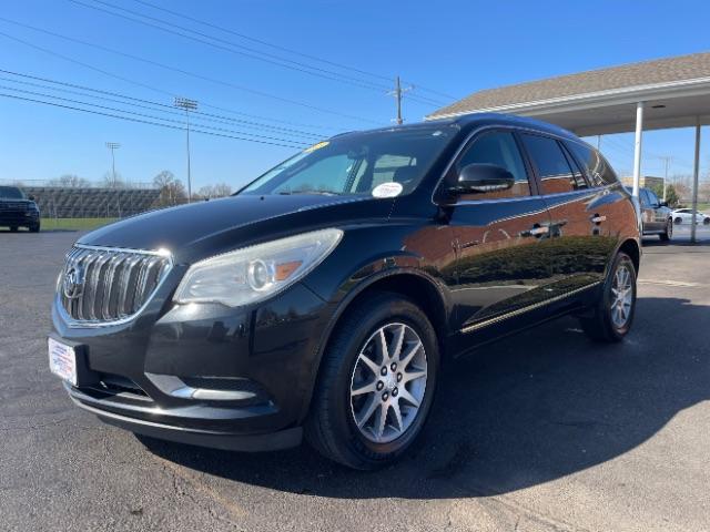 2013 Carbon Black Metallic Buick Enclave Leather FWD (5GAKRCKD0DJ) with an 3.6L V6 DOHC 24V engine, 6-Speed Automatic Overdrive transmission, located at 1184 Kauffman Ave, Fairborn, OH, 45324, (937) 908-9800, 39.807072, -84.030914 - Photo #2