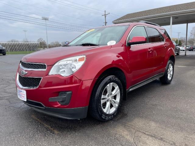 2015 Crystal Red Tintcoat Chevrolet Equinox 1LT AWD (2GNFLFEK3F6) with an 2.4L L4 DOHC 16V FFV engine, 6-Speed Automatic transmission, located at 880 E. National Road, Vandalia, OH, 45377, (937) 908-9800, 39.891918, -84.183594 - Photo #2