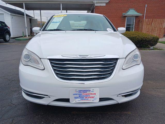2013 Bright White Chrysler 200 Touring (1C3CCBBB9DN) with an 2.4L L4 DOHC 16V engine, 6-Speed Automatic transmission, located at 1230 East Main St, Xenia, OH, 45385, (937) 908-9800, 39.688026, -83.910172 - Photo #2
