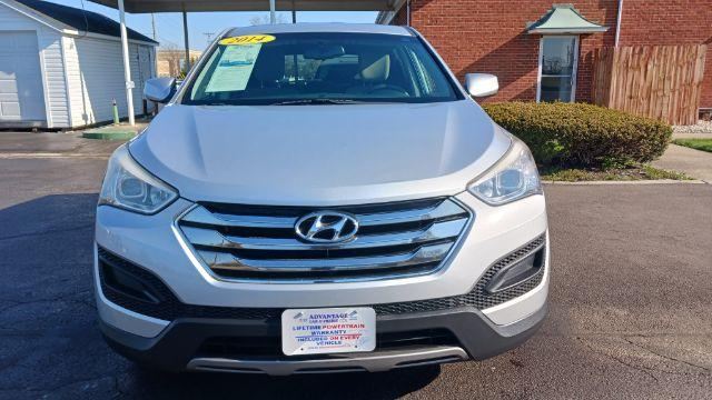 2014 Moonstone Silver Hyundai Santa Fe Sport 2.4 FWD (5XYZT3LB5EG) with an 2.4L L4 DOHC 16V engine, 6-Speed Automatic transmission, located at 401 Woodman Dr, Riverside, OH, 45431, (937) 908-9800, 39.760899, -84.123421 - Photo #2