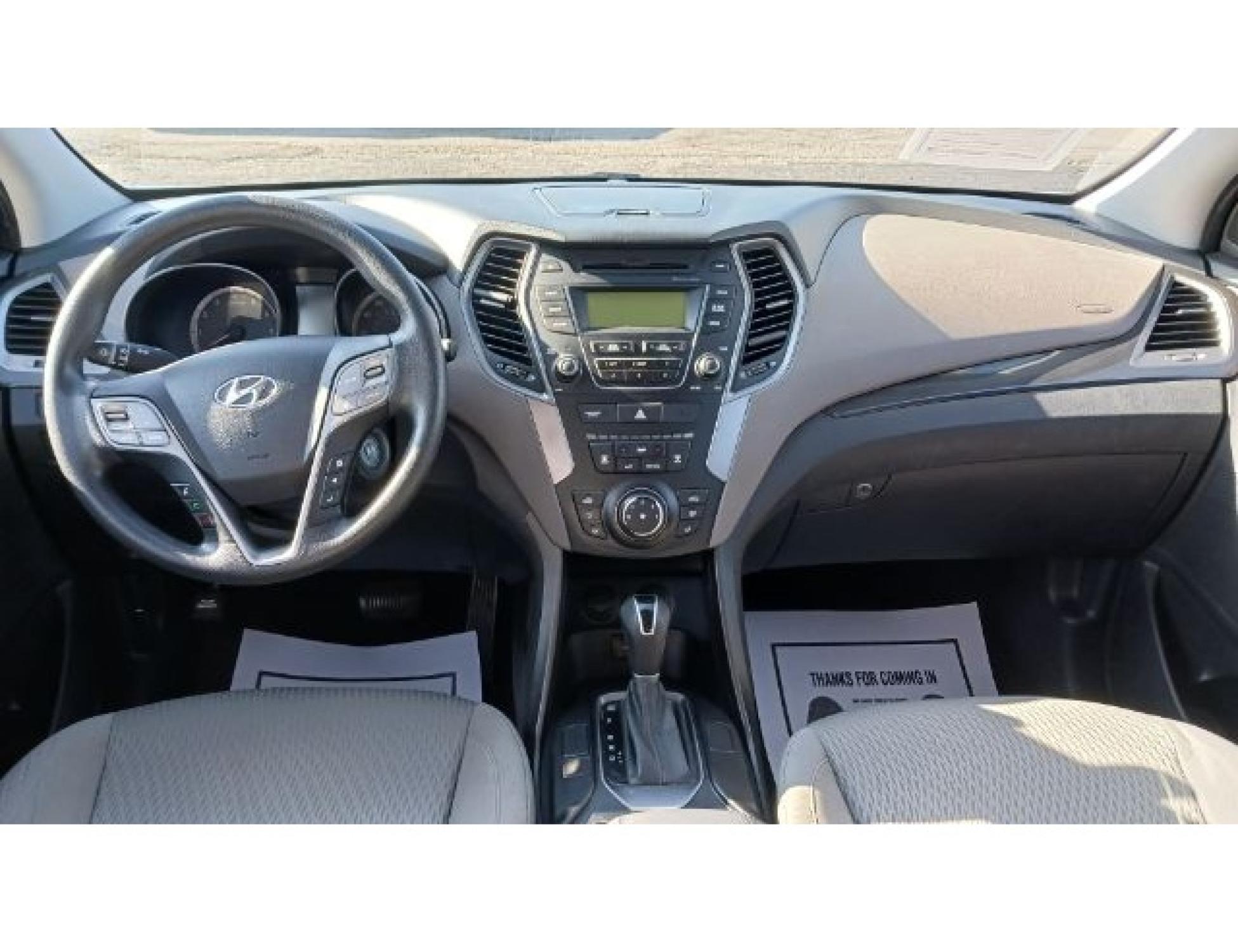 2014 Moonstone Silver Hyundai Santa Fe Sport 2.4 FWD (5XYZT3LB5EG) with an 2.4L L4 DOHC 16V engine, 6-Speed Automatic transmission, located at 401 Woodman Dr, Riverside, OH, 45431, (937) 908-9800, 39.760899, -84.123421 - Photo #28