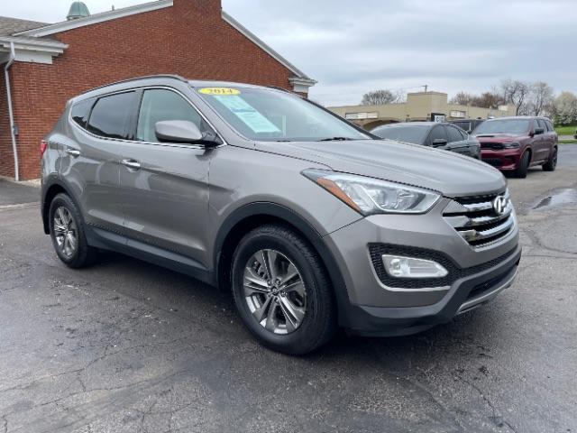 2014 Mineral Gray Hyundai Santa Fe Sport 2.4 FWD (5XYZU3LB3EG) with an 2.4L L4 DOHC 16V engine, 6-Speed Automatic transmission, located at 1184 Kauffman Ave, Fairborn, OH, 45324, (937) 908-9800, 39.807072, -84.030914 - Photo #0