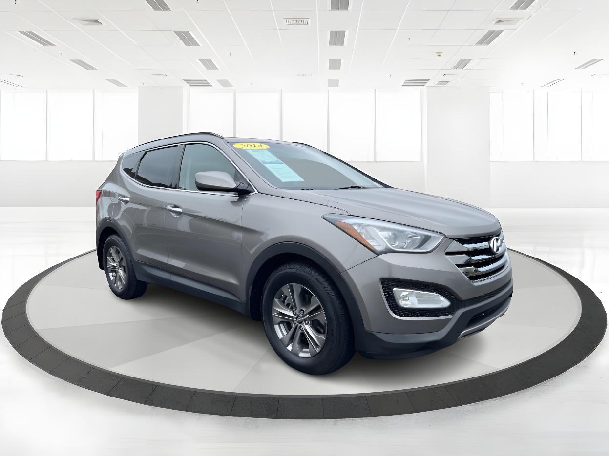 2014 Mineral Gray Hyundai Santa Fe Sport 2.4 FWD (5XYZU3LB3EG) with an 2.4L L4 DOHC 16V engine, 6-Speed Automatic transmission, located at 1184 Kauffman Ave, Fairborn, OH, 45324, (937) 908-9800, 39.807072, -84.030914 - Photo #1
