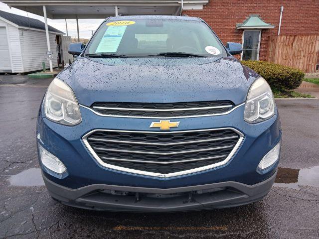2016 Patriot Blue Metallic Chevrolet Equinox LT 2WD (2GNALCEK3G6) with an 2.4L L4 DOHC 16V FFV engine, 6-Speed Automatic transmission, located at 1099 N County Rd 25A, Troy, OH, 45373, (937) 908-9800, 40.057079, -84.212883 - Photo #2