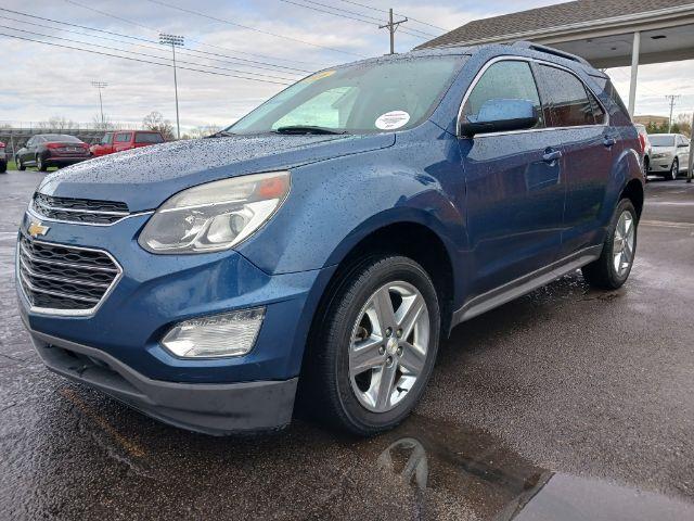 2016 Patriot Blue Metallic Chevrolet Equinox LT 2WD (2GNALCEK3G6) with an 2.4L L4 DOHC 16V FFV engine, 6-Speed Automatic transmission, located at 1099 N County Rd 25A , Troy, OH, 45373, (937) 908-9800, 40.057079, -84.212883 - Photo #4