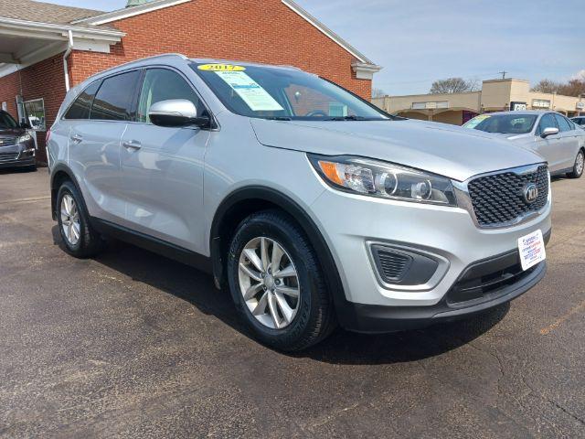 2017 Sparkling Silver Kia Sorento LX 2WD (5XYPG4A37HG) with an 2.4L L4 DOHC 16V engine, 6-Speed Automatic transmission, located at 401 Woodman Dr, Riverside, OH, 45431, (937) 908-9800, 39.760899, -84.123421 - Photo #0